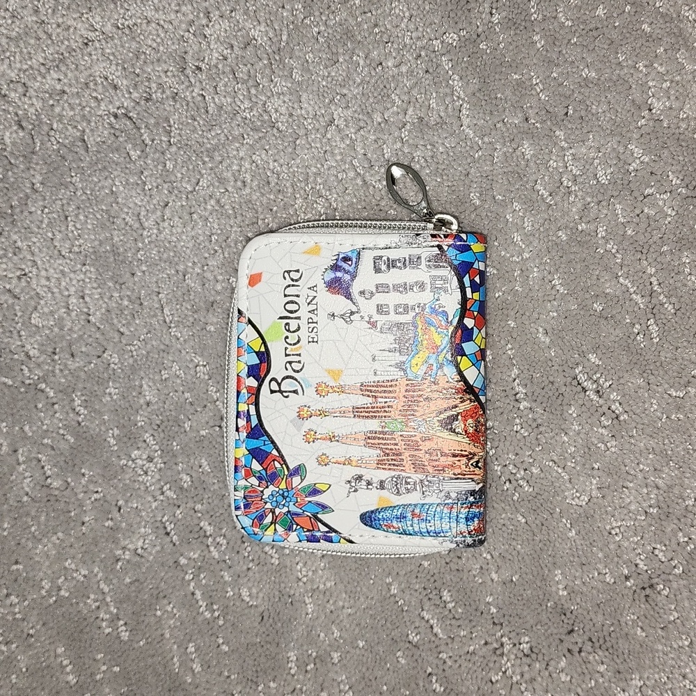 Small purse Barcelona themed